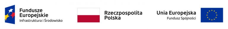Logo Funduszy Europejskich, flaga Polski i Unii Europejskiej.
